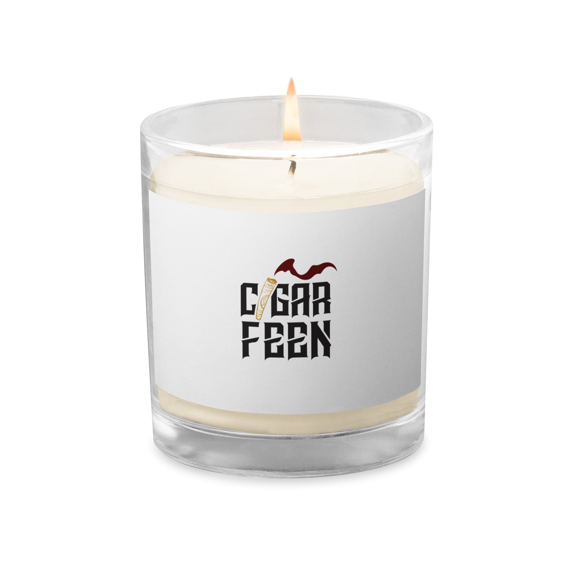 Cigar Feen Glass jar Candle