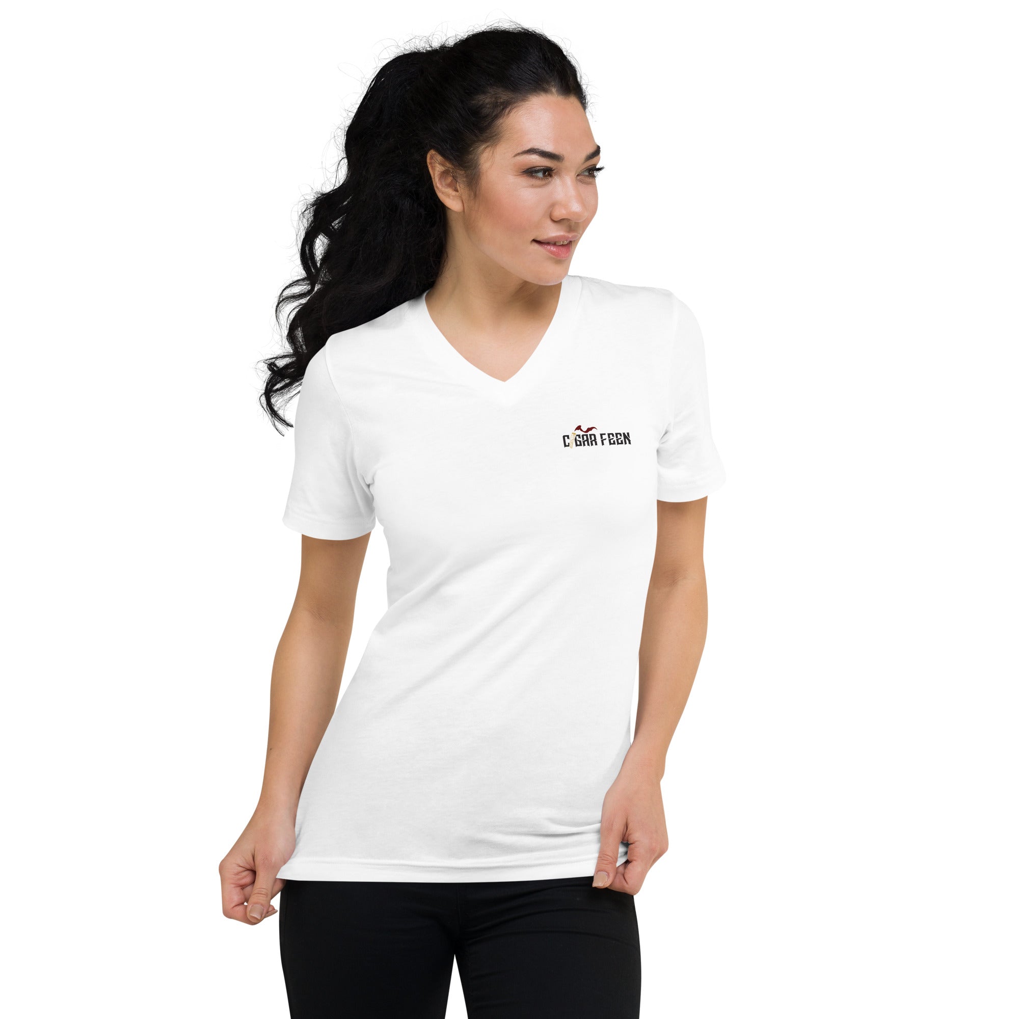 Women Short Sleeve V-Neck T-Shirt