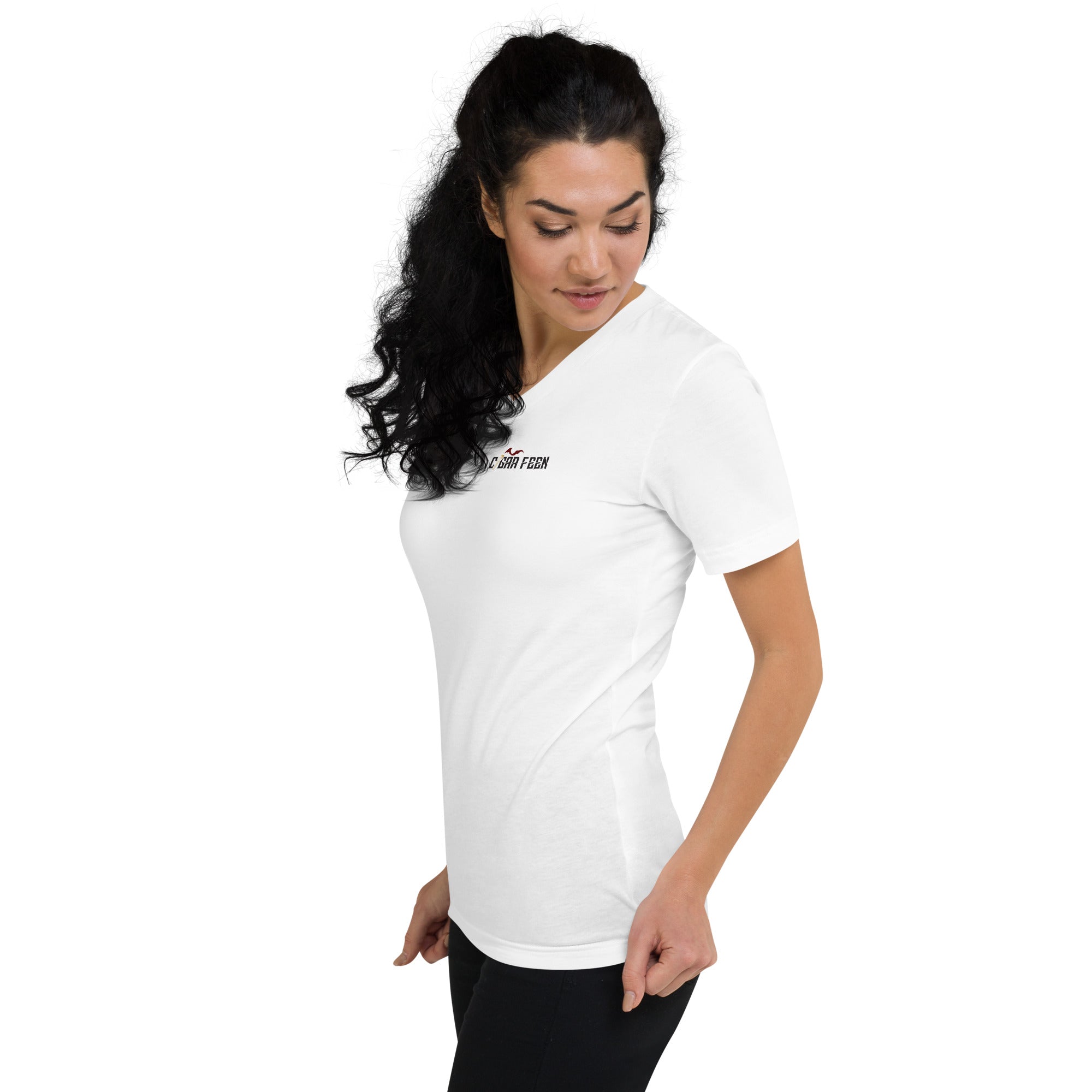 Women Short Sleeve V-Neck T-Shirt